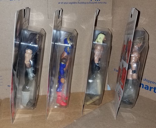 Mattel WWE Then Now Forever 2016 ¡Juego de 4 enterradores Rollins Sin Cara Jericho! - Imagen 5 de 6