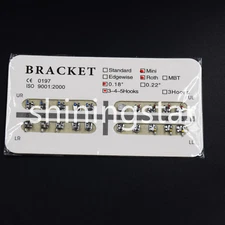 1 Pack Dental Orthodontic Metal Bracket Mini Roth 018 Slot 3 4 5 with Hooks 