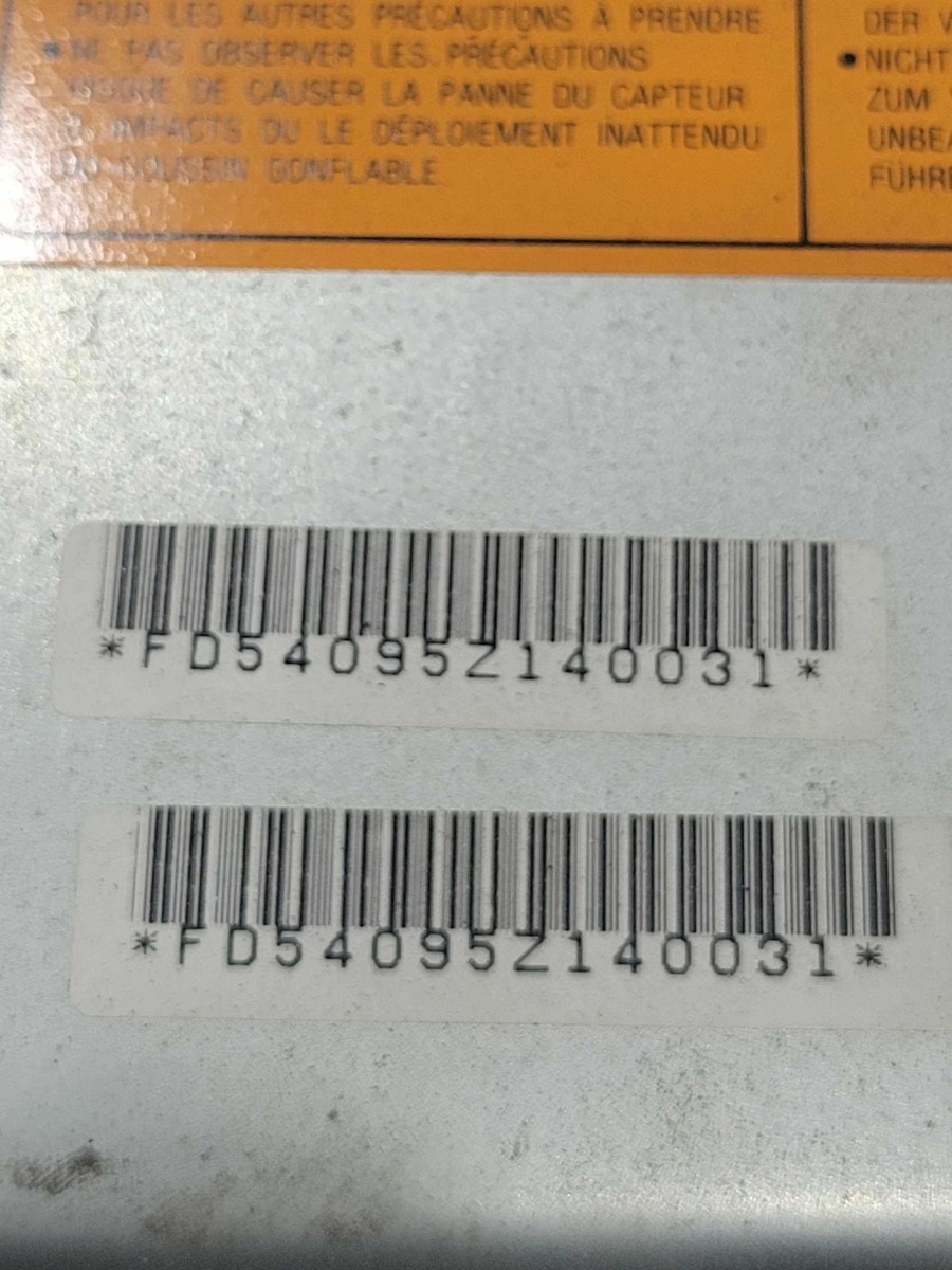 1996 Nissan 300ZX SRS Restraint Control Module OEM
