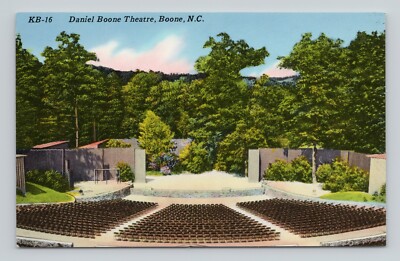 Daniel Boone Amphitheatre Boone NC North Carolina Blue Ridge Pkwy KB-16 Postcard
