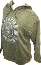 Victoria's Secret Pink Everyday Campus Pullover Sweatshirt Hoodie Green NWT
