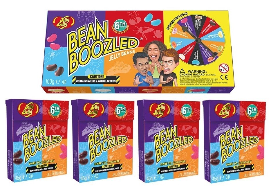 Jelly Belly Bean Boozled 6th Edition 100g With Spinner Set
