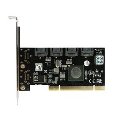 PCI to 4 Port SATA 2.0 Serial ATA RAID Converter I/O Card Sil3124 Chipset