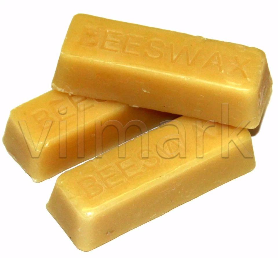 Beeswax 5 oz Filtered 100% Pure YELLOW Premium Bees Wax Cosmetic Grade A 5 bars - Image 2 of 3