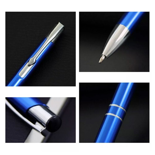 Full Metal Ballpoint Pen 1mm Black Ink Gel Pen Office Writing Stationery FashiNq - Picture 6 of 28