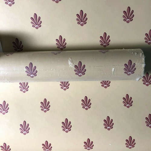 VINTAGE Vinyl Wallpaper Wallcovering Damask, Victorian Teflon Dupont 1 Roll Bolt - Picture 4 of 11