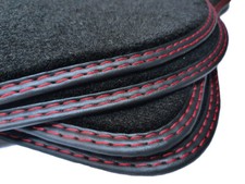 Doppelnaht Fußmatten für Hyundai Kona OS Kasten SUV ab Bj.2017 Velours 