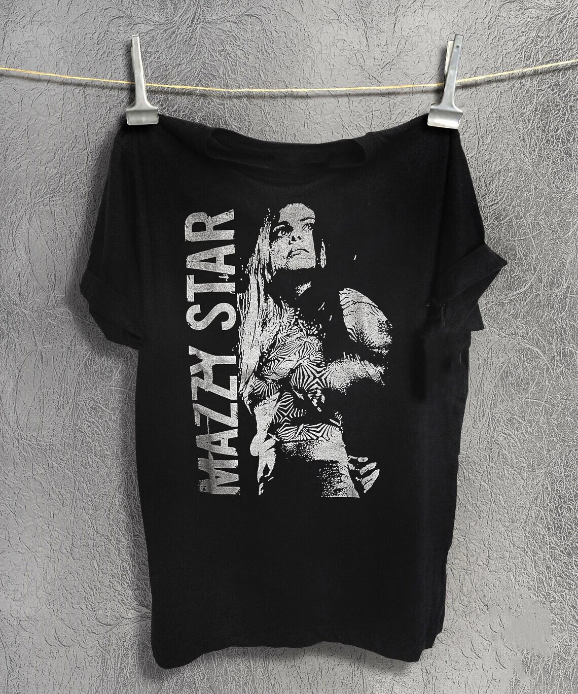 Vtg Hope Sandoval Mazzy Star Cotton Black All Size Unisex Shirt Vtg Hope Sandoval Mazzy Star Cotton Black All Size Unisex Shirt