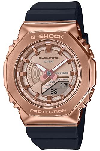 CASIO G-SHOCK GM-S2100PG-1A4JF Women's Watch Mid Size Black Pink Gold - Picture 1 of 5