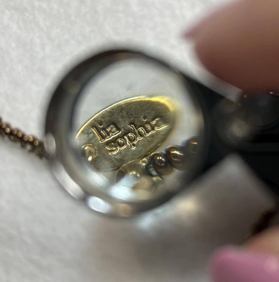 "Collar largo con cuentas de cobre nacarado turquesa Lia Sophia 33""+ joyería playera" Foto 4 de 4