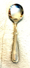 Stainless China Soup Spoons - Lot Of 6