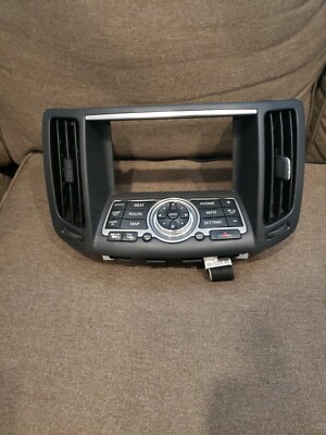 2013 INFINITI G37 RADIO GPS NAVIGATION CONTROL   BEZEL