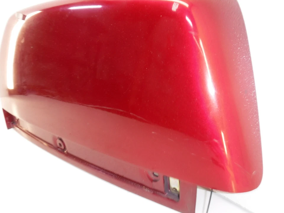 1996 honda goldwing 1500 LEFT SADDLE BAG LID COVER CANDY RED - Image 3 of 4