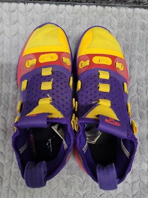Mens Nike ID Kobe A.D. Exodus Lakers Purple/Yellow/Red Basketball Shoes‎ US 7 Mens Nike ID Kobe A.D. Exodus Lakers Purple/Yellow/Red  main image 4