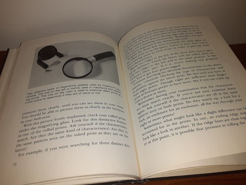 FINGERPRINT DETECTIVE Robert H. Millimaki 1973 First Edition HC - Picture 6 of 6