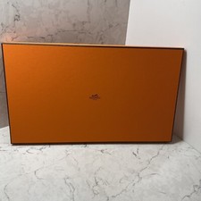 Hermes Paris Orange Cardboard Rectangle Storage Empty Box L 15.5"x W 9"x H 1"