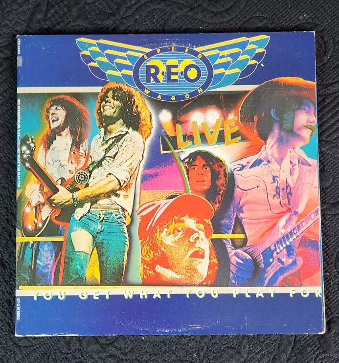 REO Speedwagon ‎Live You Get What You Play For Vinyl 2LP Epic 1977