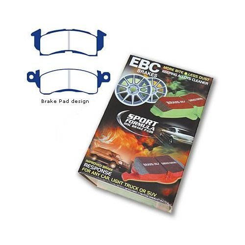 EBC Redstuff Front Brake Pads | 92-94 Acura Integra 1.7 Vtec