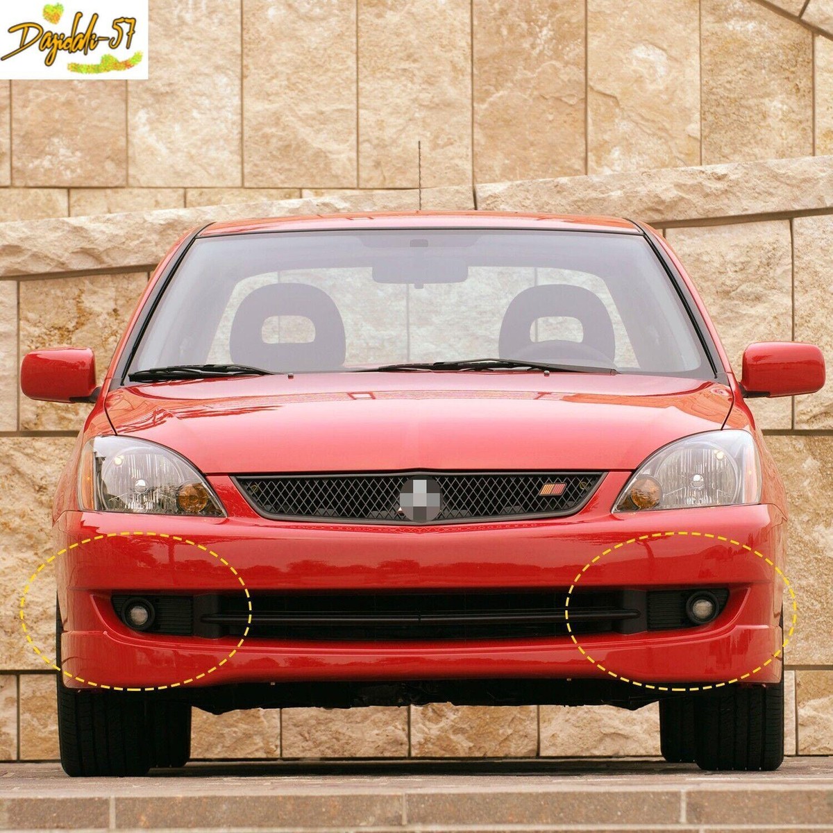 LED Fog Light Kit For 2008-2013 Mitsubishi Lancer – H11 12V 55W W/ Harness & Switch (L+R)