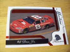 DALE EARNHARDT JR. RED PARALLEL PRESS PASS PREMIUM 2003 NASCAR P36 INSERT HOF