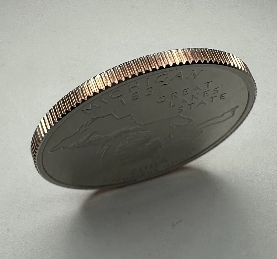 2004-S Michigan State Quarter PROOF 25cent Coin from US Mint Proof Set - Image 3 of 4