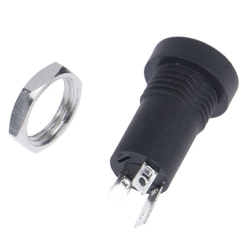 3.5MM Audio Jack Socket 3 Pole Black Stereo Solder Panel Mount Gold With Nut.SL - Picture 8 of 12