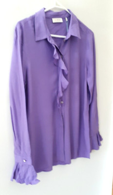 RICH & ROYAL PURPLE SHIRT. SMALL (BRAND SIZE 36). NEW WITH TAGS. RRP $ 239.95