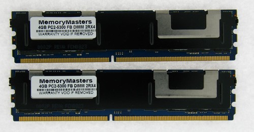 8GB (2X4GB) DDR2 MEMORY RAM PC2-5300 ECC FBDIMM DIMM - Picture 3 of 3