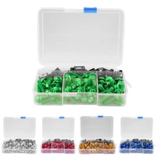177pcs Motorcycle Screws Fairing Bolt Kit Universal M5 M6 Fit
