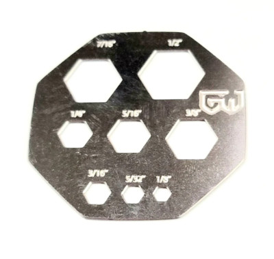 Grim Workshop Roundabout 8 in 1 Multi Hex Wrench Fits in xReel Ultra-Lightweight