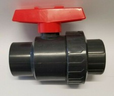 Ball Valve Single Union PVC 1 1/2" SCH 80