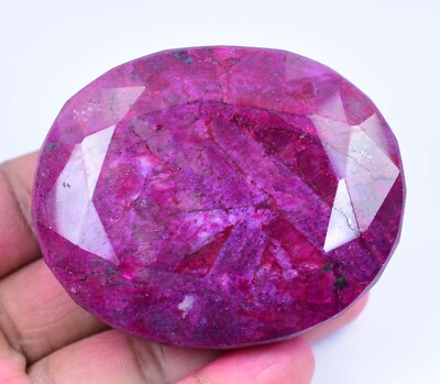 867.0 Ct Natural Huge Red Ruby Certified Museum Grade Earth-Mined Oval Gemstone