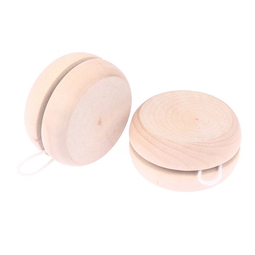 Wooden Yoyo Toy Color Mini Round DIY Baby Yoyo Ball Hand-Made Crafts Yo-Yo Toy - Bild 11 von 12
