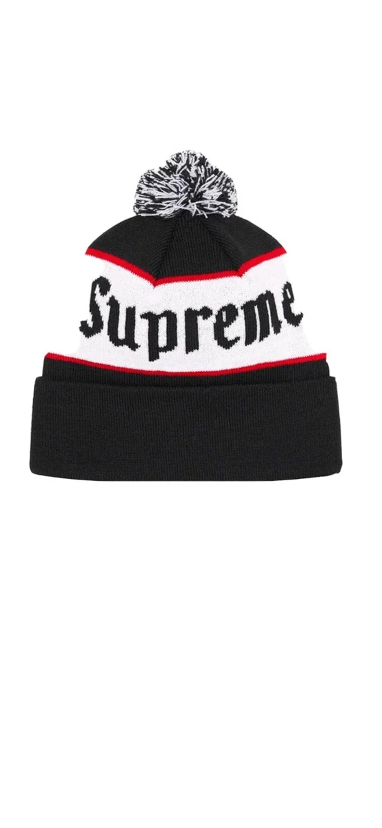supreme Black alpine beanie
