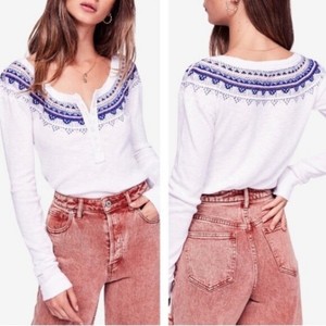 free people fair isle thermal