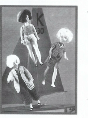 Häkelanleitung Kopie 1673.   Puppenkleidung für Barbie Sindy usw.   4ply