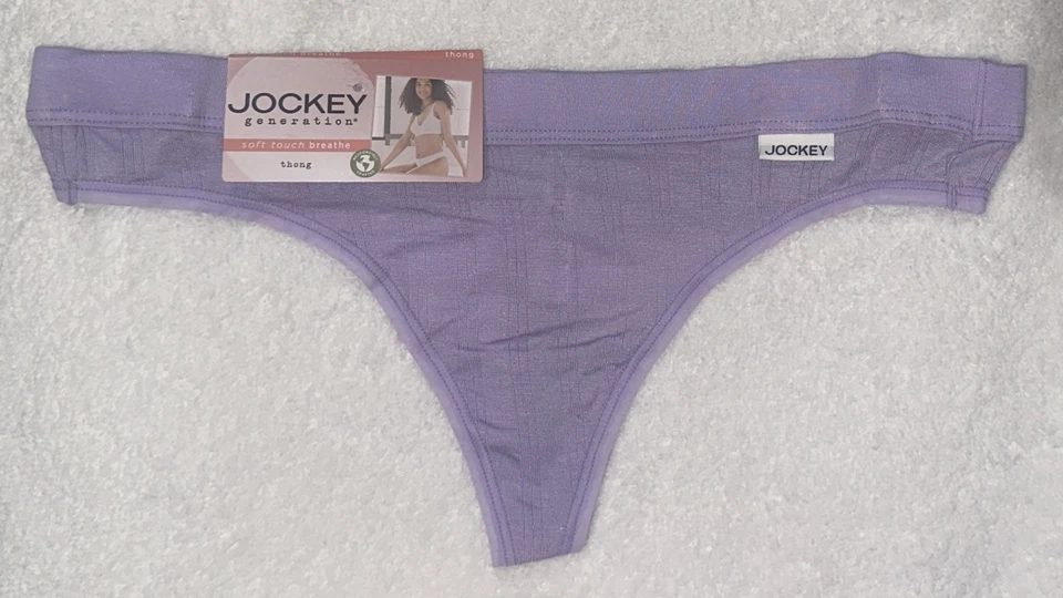 JOCKEY Generation Soft Touch Breathe Lavanda Tanga Panty Mujer S M L XL 2XL Foto 2 de 4