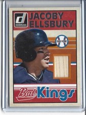 Jacoby Ellsbury, 2014 Donruss Bat Kings   Baseball Card #43 (B)