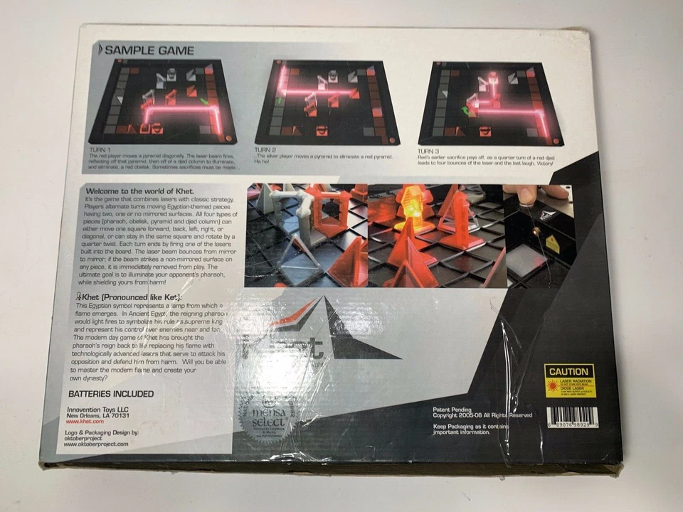 Khet Strategy At The Speed Of Light The Laser Game Mensa Select - Image 2 of 4