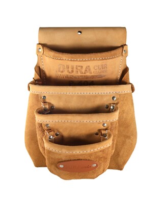 Duracuir Leather Tool Pouch Drywall Carpenter pockets Klein Occidental  Leather
