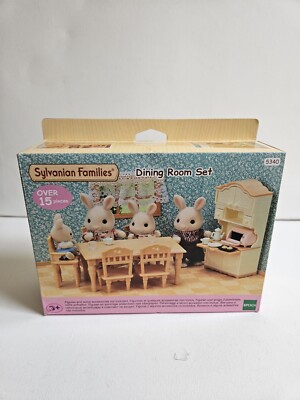 Sylvanian Families Esszimmer Set Leerkarton Calico Critters 