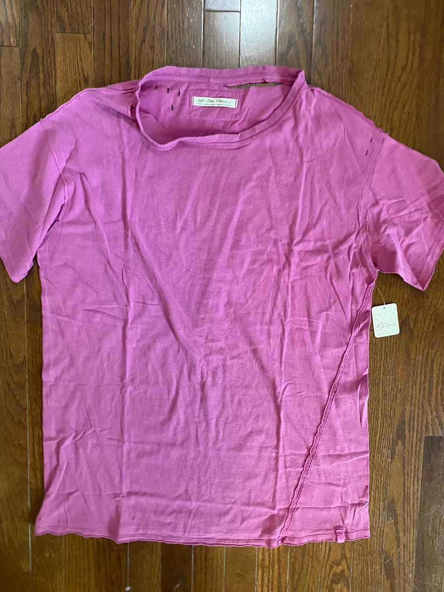 Fuschia t on sale shirt