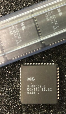 INTEL S80C32-L  Microcontroller, 8-Bit, 8051 CPU, 6MHz, CMOS, PQCC44 **NEW**
