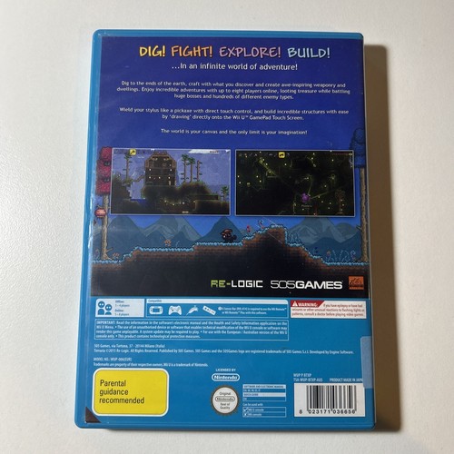 Wii U Terraria PAL - Mint Disc - Free Postage - Picture 2 of 4