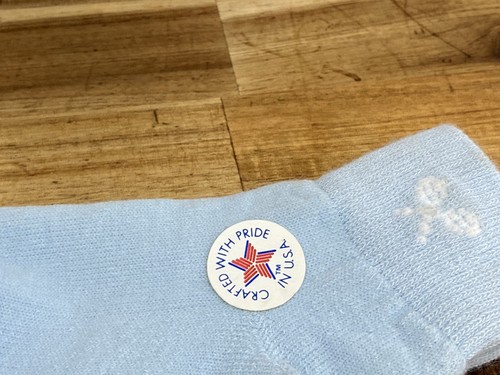 ✅Vtg ✅Hanes ✅Ms. Sport Socks ✅Toddler Unisex ✅Size 7-8 1/2 ✅Blue ✅NWT ✅80s ✅USA - Picture 3 of 11