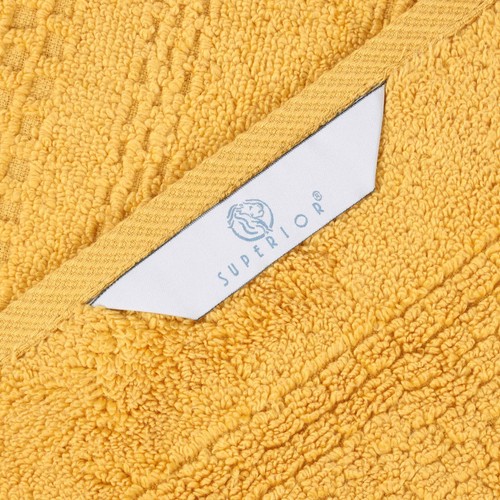 Juego de 6 toallas de mano Playa Zero Twist de algodón liso con textura de gofre - Imagen 20 de 50