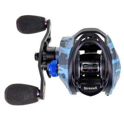 High Performance Baitcaster Fishing Reel- StreamX Edition- Left Handed