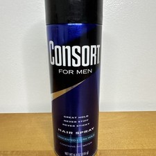 Consort For Men Hair Spray Unscented Extra Hold 8.3 Oz New Aerosol