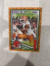 2025 Panini Score-A-Treat Football NICK CHUBB #19 Orange Pumpkin BROWNS