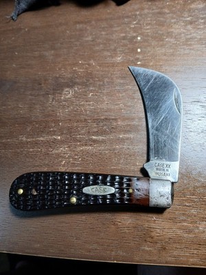 1993 Case XX Hawkbill Pocket Knife 61011 Brown Handle USA | eBay
